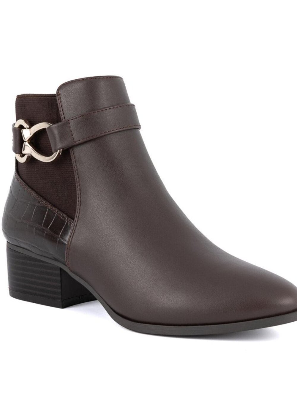 Jones New York Women's Nadine Stacked Heel Ankle Booties 8M